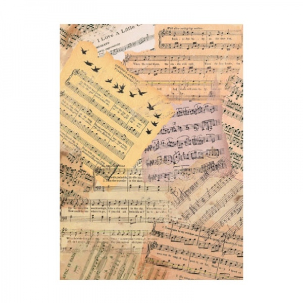 Rýžový papír A3 - Noty