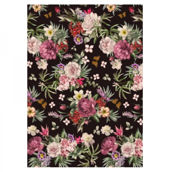 Rýžový papír A3 - Květiny z džungle