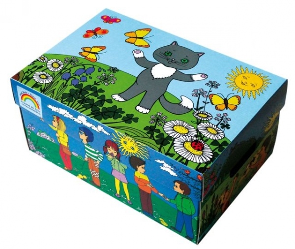 BALÍČEK PRO PRVŇÁČKA V KRABICI S KOCOUREM SAMEM (11-20)