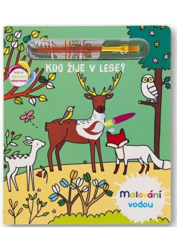 Kdo žije v lese? - Malování vodou