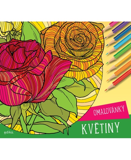 Levně Květiny – omalovánky