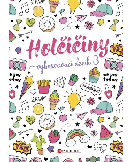Levně Holčičiny - Vybarvovací deník 3