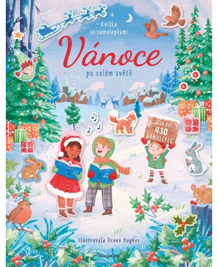 Knížka se samolepkami - Vánoce po celém světě