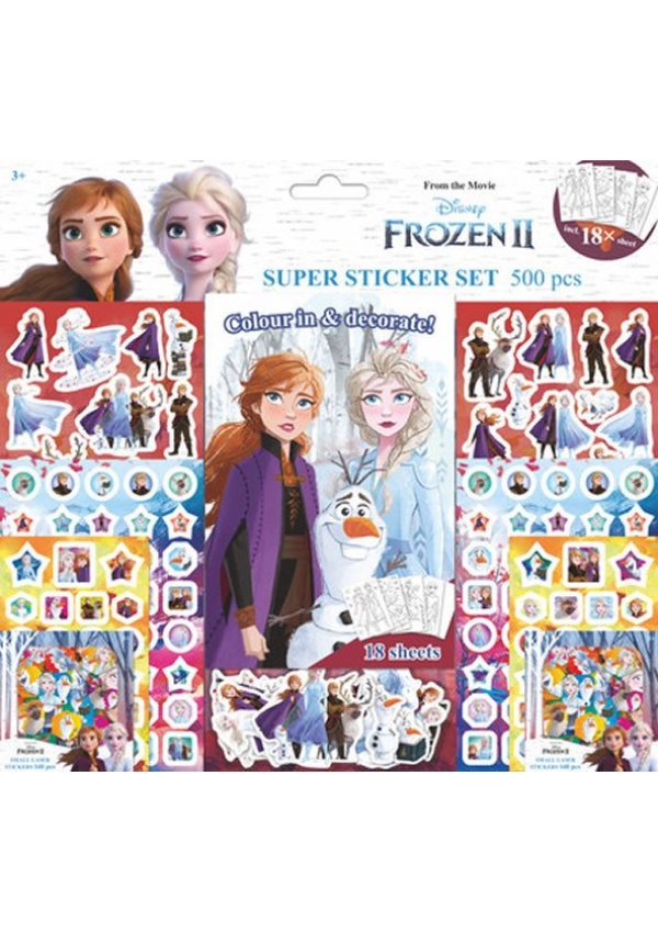 Ledové království II - Samolepkový set 500