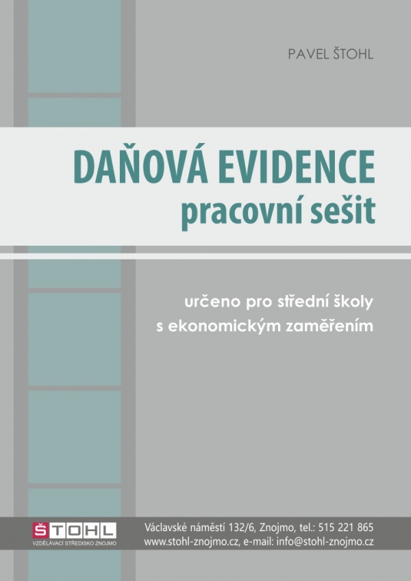 Daňová evidence 2023 - pracovní sešit