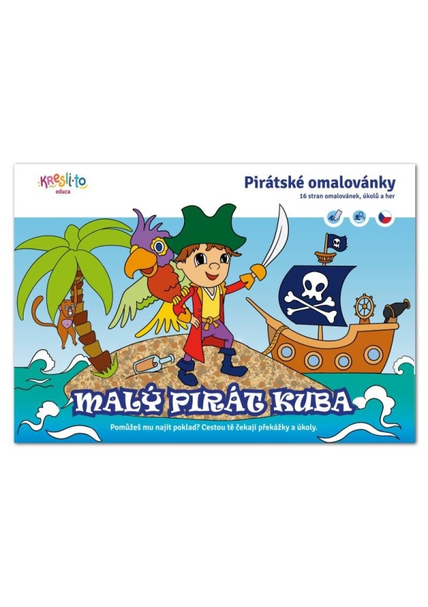 Pirátské omalovánky / Malý pirát Kuba