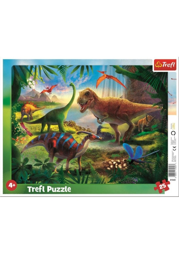 Levně Trefl Puzzle Dinosauři / 25 dílků