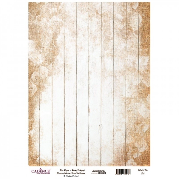 Rýžový papír A4 - Vintage dřevo