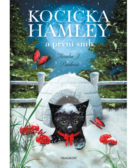 Kočička Hamley a první sníh