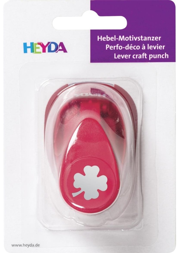HEYDA Ozdobná děrovačka velikost S - čtyřlístek 1,6 cm