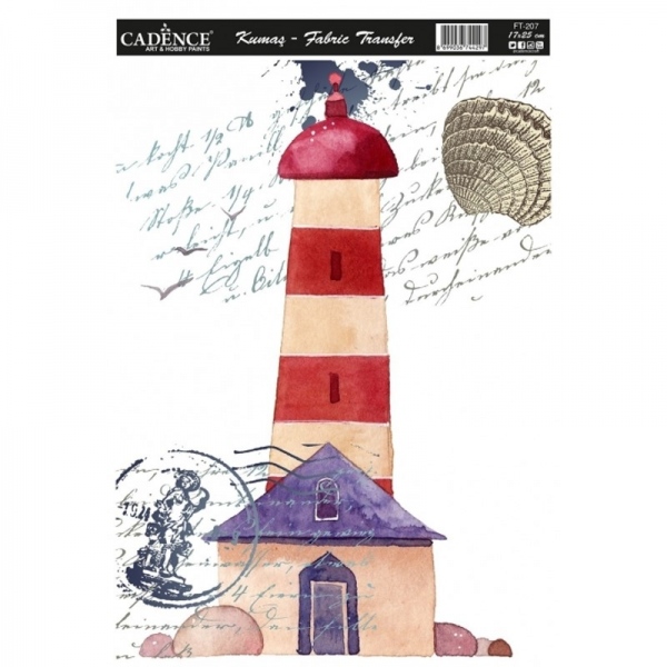 Transferový obrázek na textil - Maják