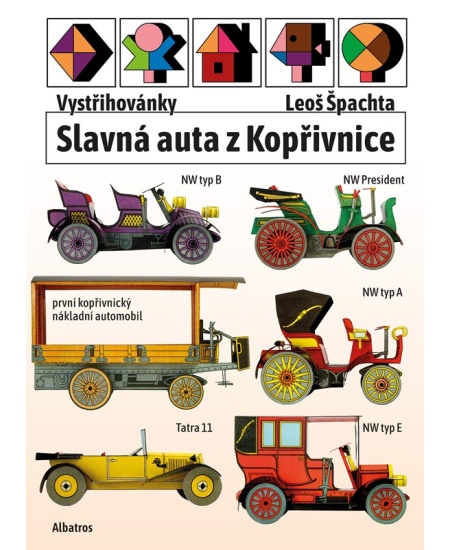 Vystřihovánky - Slavná auta z Kopřivnice