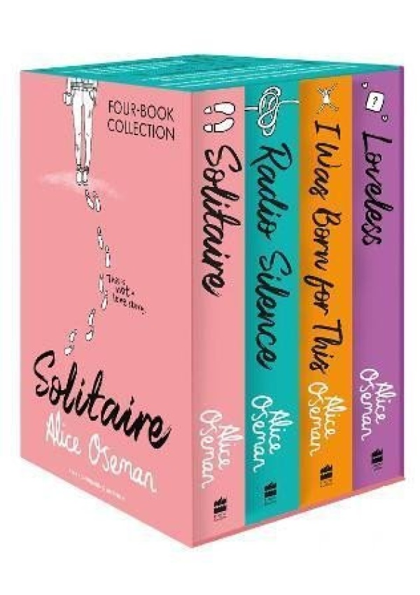 Alice Oseman Four-Book Collection Box Set (Solitaire, Radio Silence, I Was Born For This, Loveless)