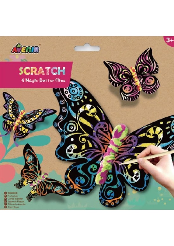 Avenir Škrabací obrázky - Motýli