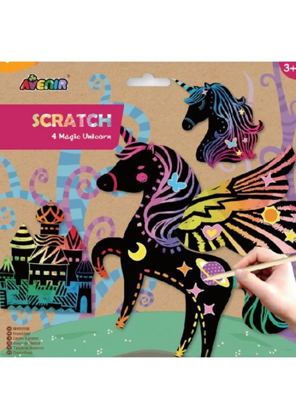 Avenir Škrabací obrázky - Jednorožci