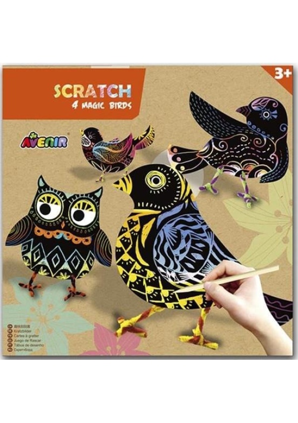 Avenir Škrabací obrázky - Ptáci