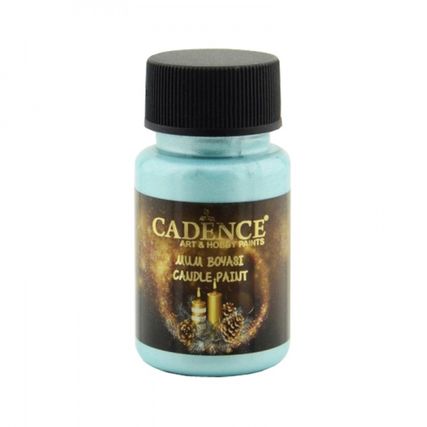Barva na svíčky Candle Paint, 50 ml - sv. tyrkysová