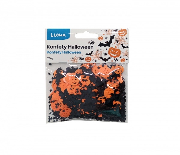 Konfety HALLOWEEN dýně/netopýr 20g LUMA