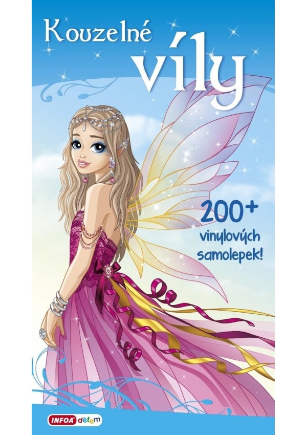 Levně Kouzelné víly - 200 vinylových samolepek