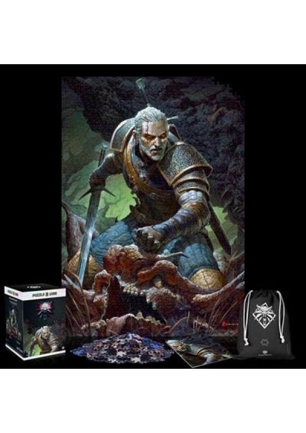 Zaklínač Puzzle - Temný svět 1000 dílků (Good Loot)