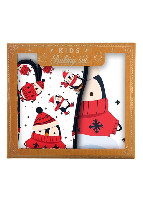 Vánoční dětská sada na pečení - tučňáci