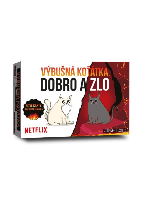 Levně Výbušná koťátka: Dobro a zlo - karetní hra