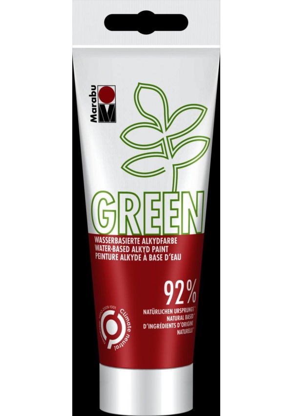 Marabu Green Alkydová barva - jasmínová červená 100 ml