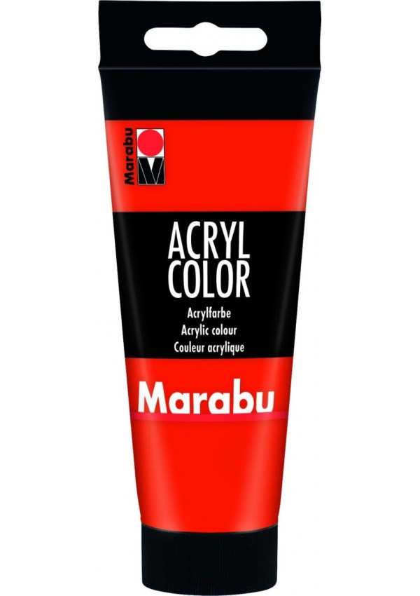 Marabu Acryl Color akrylová barva akrylová barva - rumělka 100ml