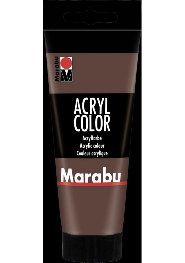 Marabu Acryl Color akrylová barva - středně hnědá 100 ml
