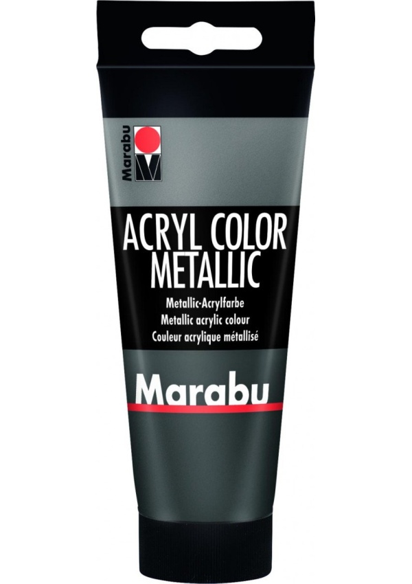 Levně Marabu Acryl Color akrylová barva - antracit metalická 100 ml