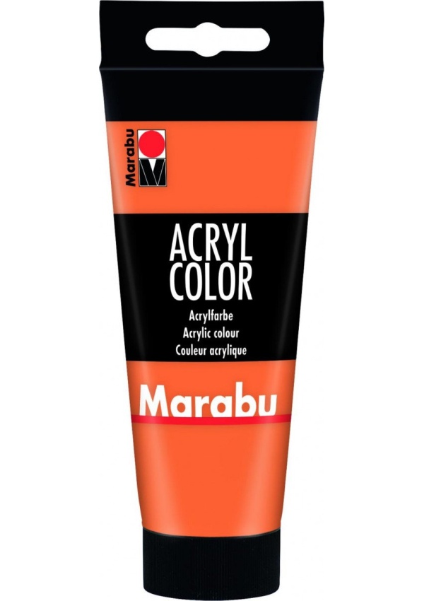 Marabu Acryl Color akrylová barva - oranžová 100 ml