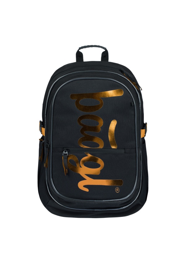 BAAGL Školní batoh Core Metallic Bronze