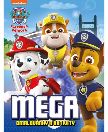 Tlapková patrola - Mega omalovánky a aktivity