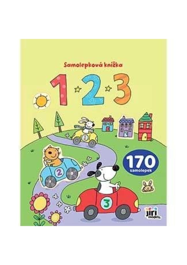 Levně Samolepková knížka 123