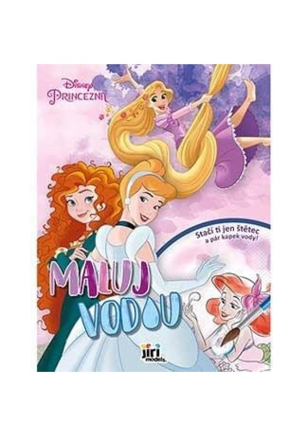 Princezny - Maluj vodou A4