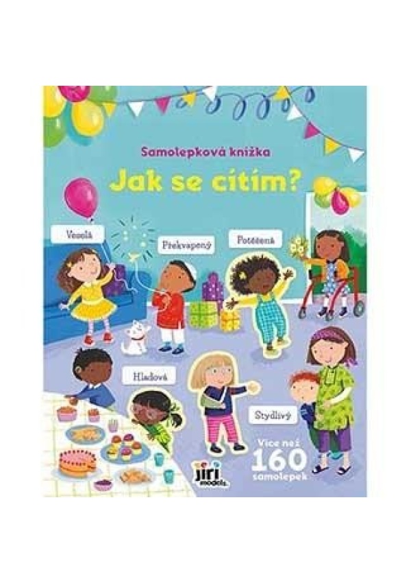 Levně Samolepková knížka Jak se cítím