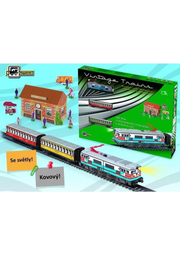 Osobní vlak se stanicí