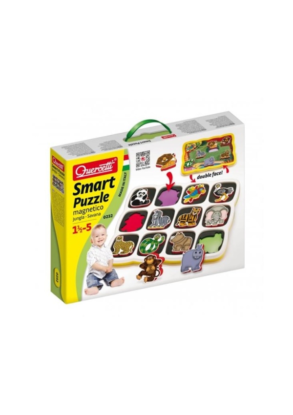 Smart Puzzle magnetico Jungle - Oboustranné magnetické puzzle