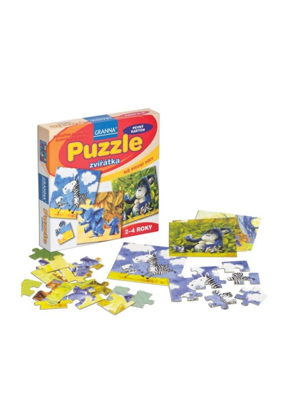 PUZZLE zvířátka - Mé první hry 2-4 roky