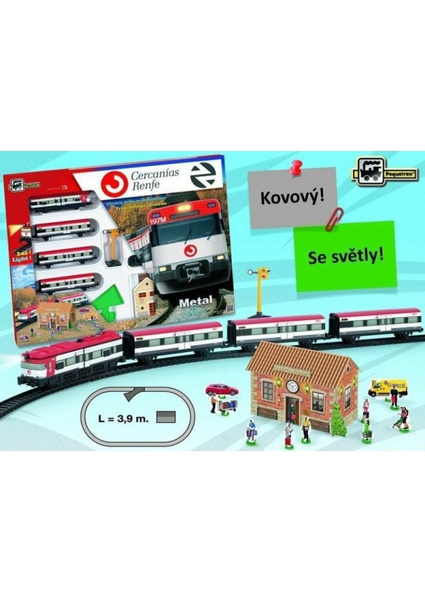 Příměstský vlak Renfe se stanicí