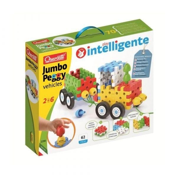 Levně Jumbo Peggy Vehicles - stavebnice pro nejmenší