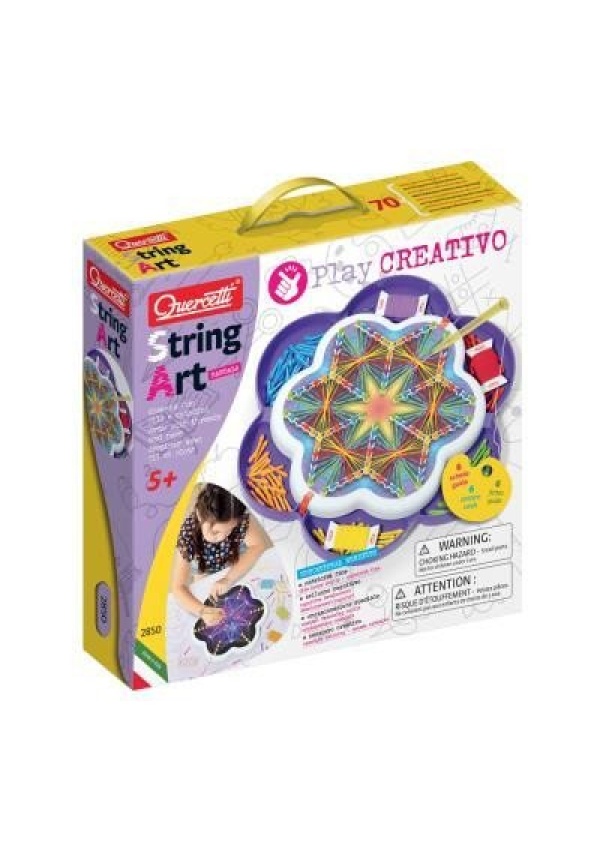 Levně String Art Mandala Play Creativo– kreslení pomocí nití a kolíčků