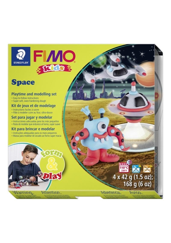 FIMO sada kids Form & Play - Vesmírné příšerky
