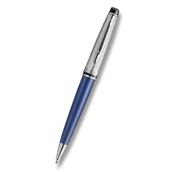 Levně Waterman Expert Deluxe Metalic Blue CT kuličkové pero