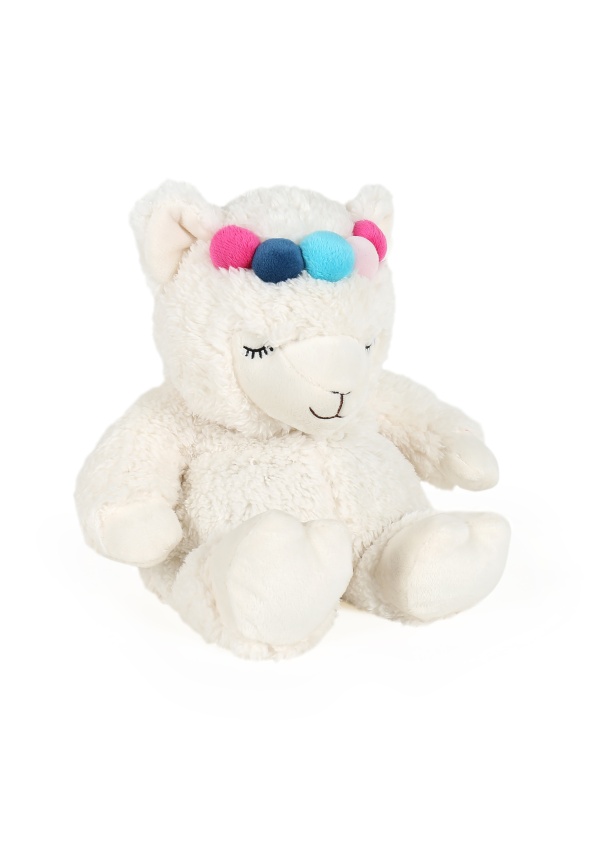 Hřejivá lama s čelenkou