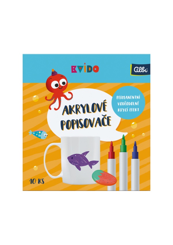 Akrylové popisovače - Kvído