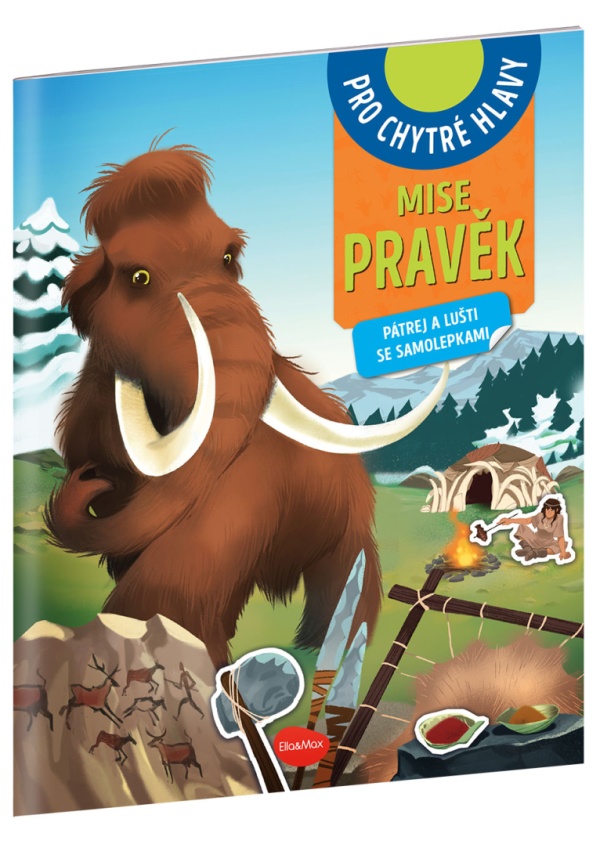 Levně Mise Pravěk – Pátrej a lušti se samolepkami