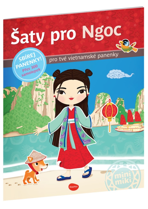 Levně Šaty pro NGOC Kniha samolepek