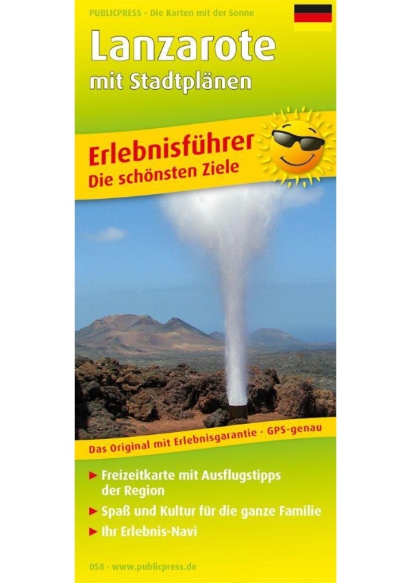 Lanzarote 1:80 000 / mapa s průvodcem