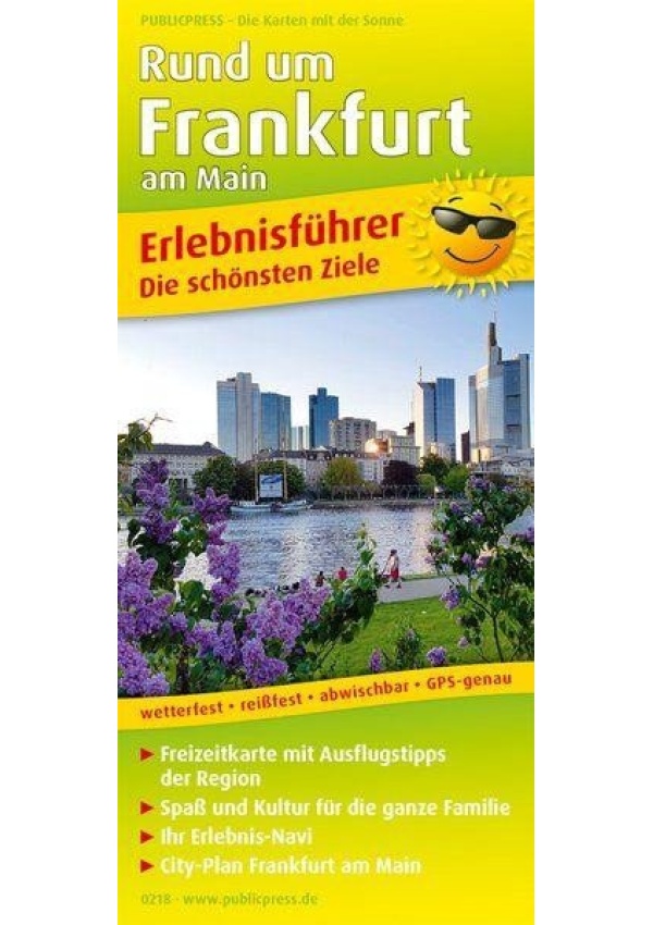 Okolí Frankfurtu nad Mohanem 1:150 000 / mapa s průvodcem